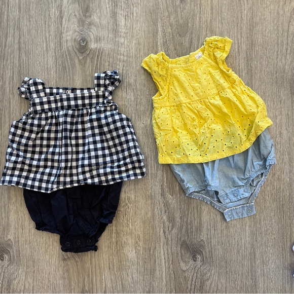 Lot Of 20 Baby Girls 6-9 Month Clothes - Romper Dresses Mixed - Picture 4 of 10